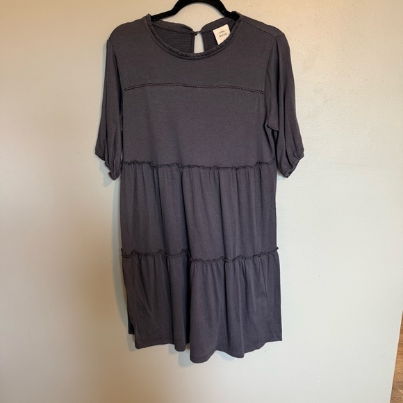 Knox Rose Navy Babydoll Dress Size Medium - Picture 2 of 7